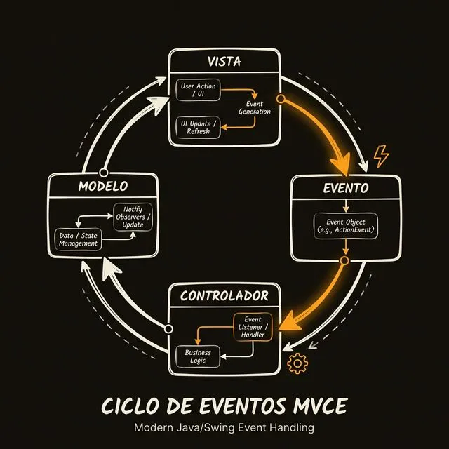 Flujo del Event Loop en MVCE