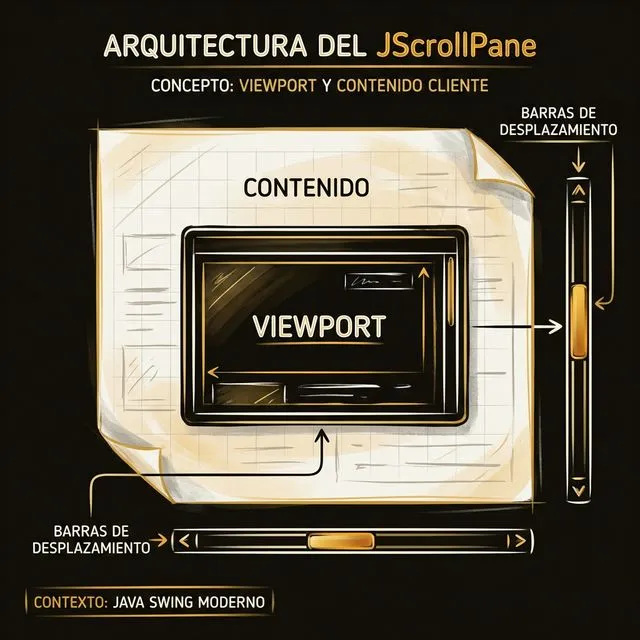 Arquitectura del JScrollPane